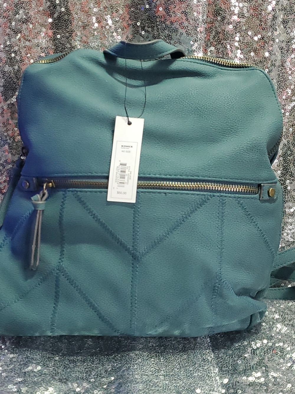 Teal Women’s Backpack Purse – Sonoma